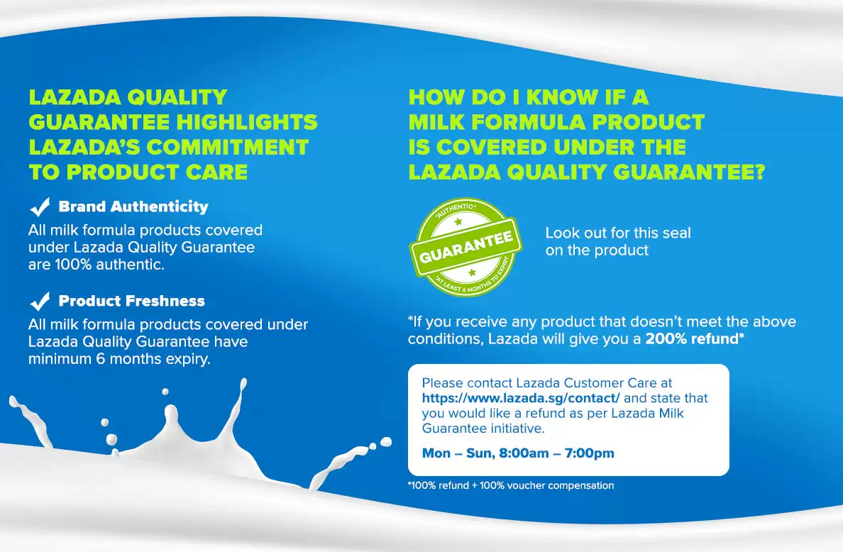 Lazada Milk Formula Guarantee