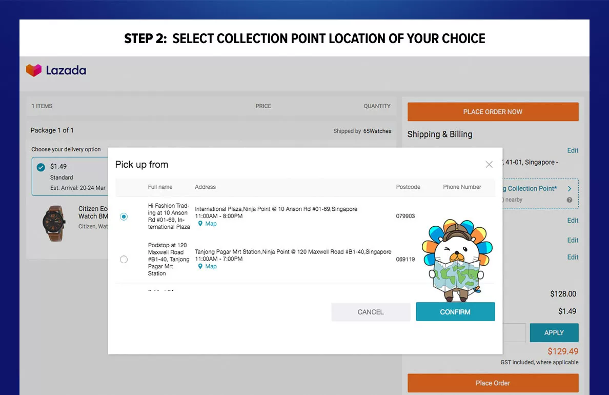 Lazada Collection Points