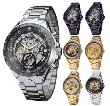 Steel Russian Men Business Mechanical Watch