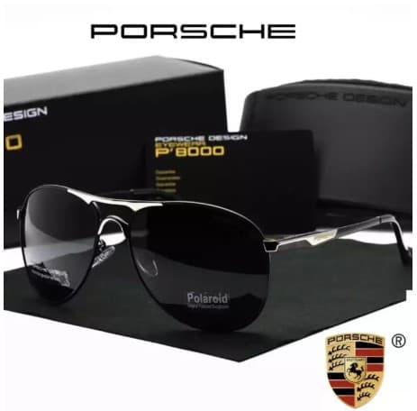 PORSCHE Men Anti UV400 Polarized Sunglasses