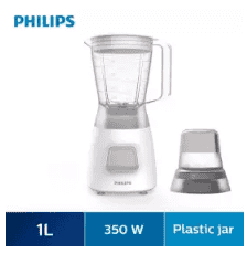 Philips HR2056 Blender (350W- Stainless Steel Blade- 1L jar + Mill)
