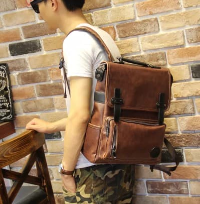 Genuine Cow Leather Backpacks