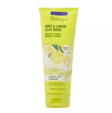 Freeman Mint & Lemon Clay Mask Oily Skin Face Mask 175ml